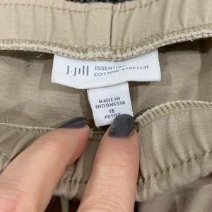 J.Jill tan capris